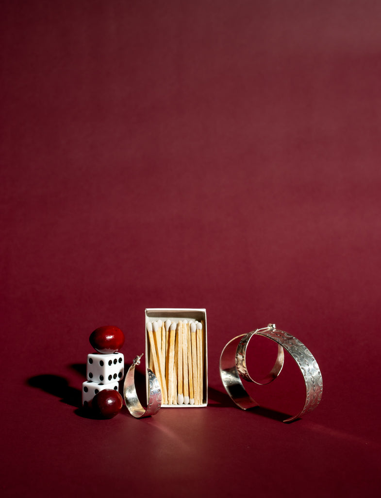 Branded Sterling Silver Cuff