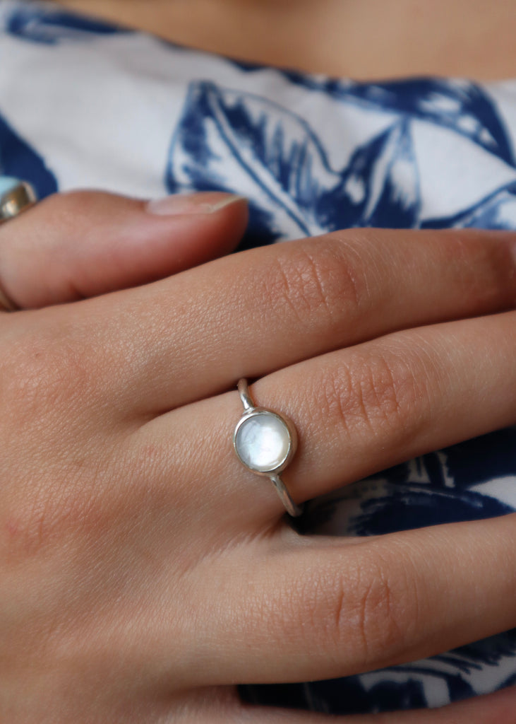 Keegan's Custom Ring 001-300-00052 14KY - Pearl Rings | Keegan's Jewelers |  Norwood, MA