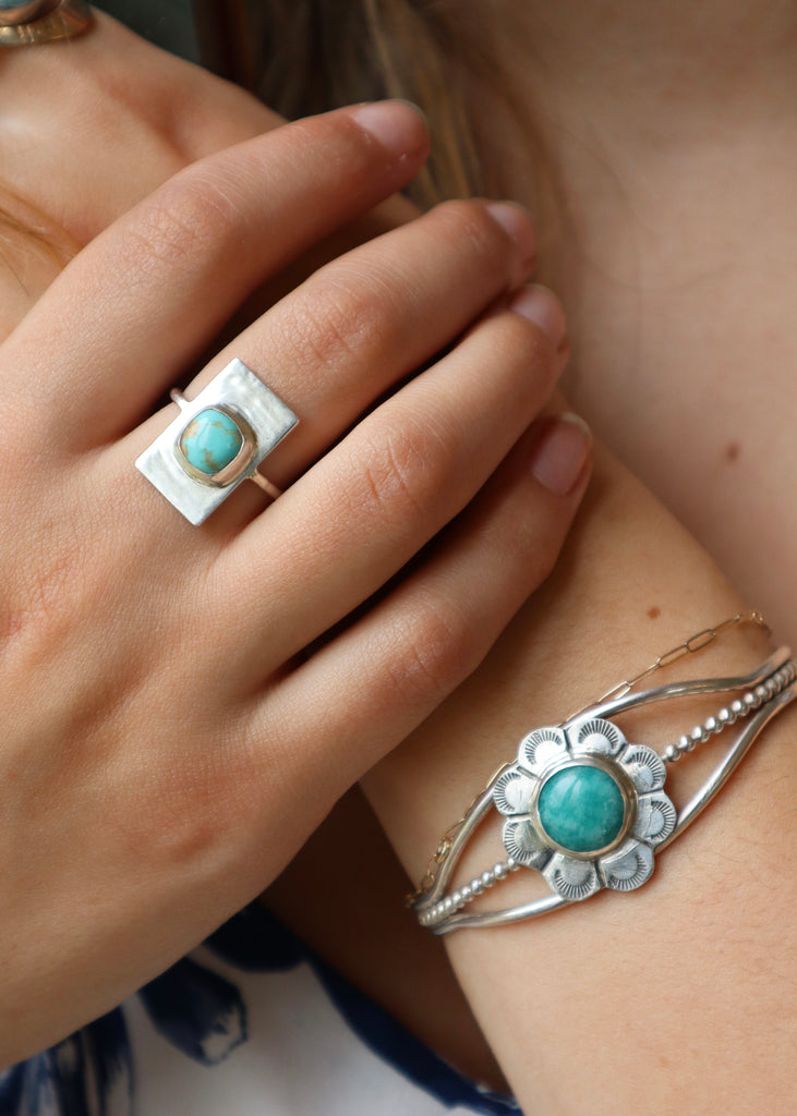 Wide Open Spaces Turquoise Ring