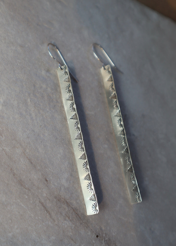 Saddle Stamped Earrings