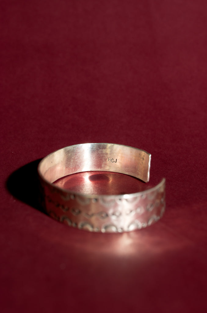 Branded Sterling Silver Cuff