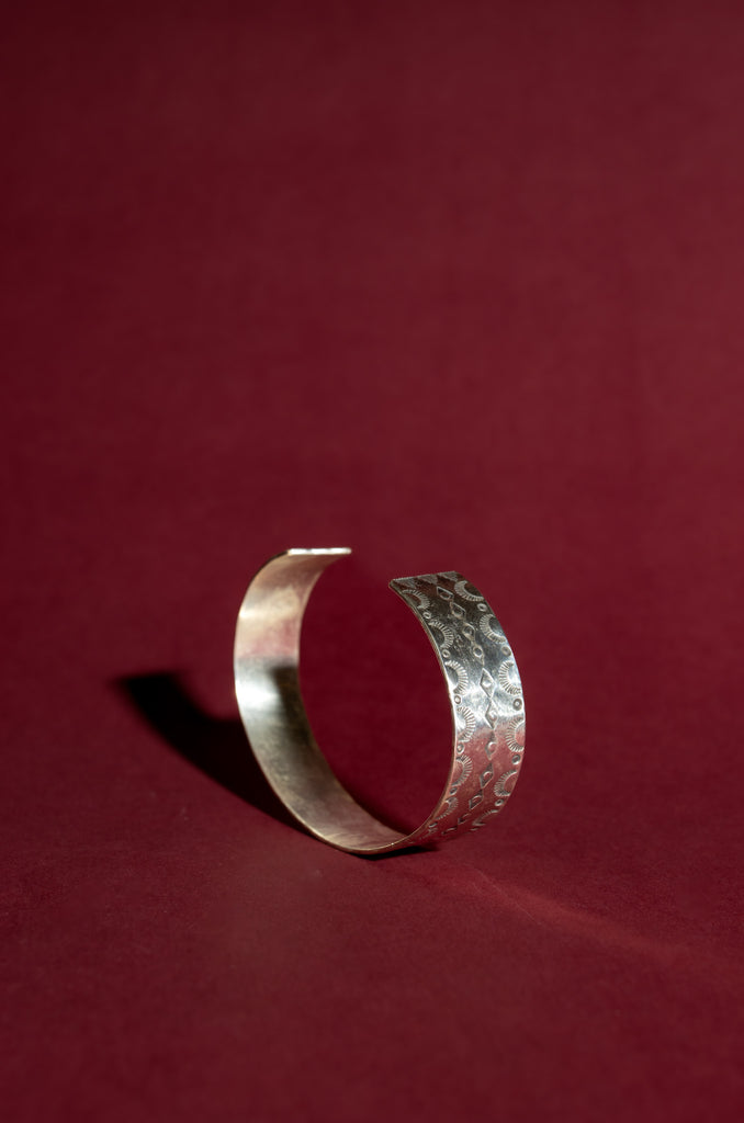 Branded Sterling Silver Cuff