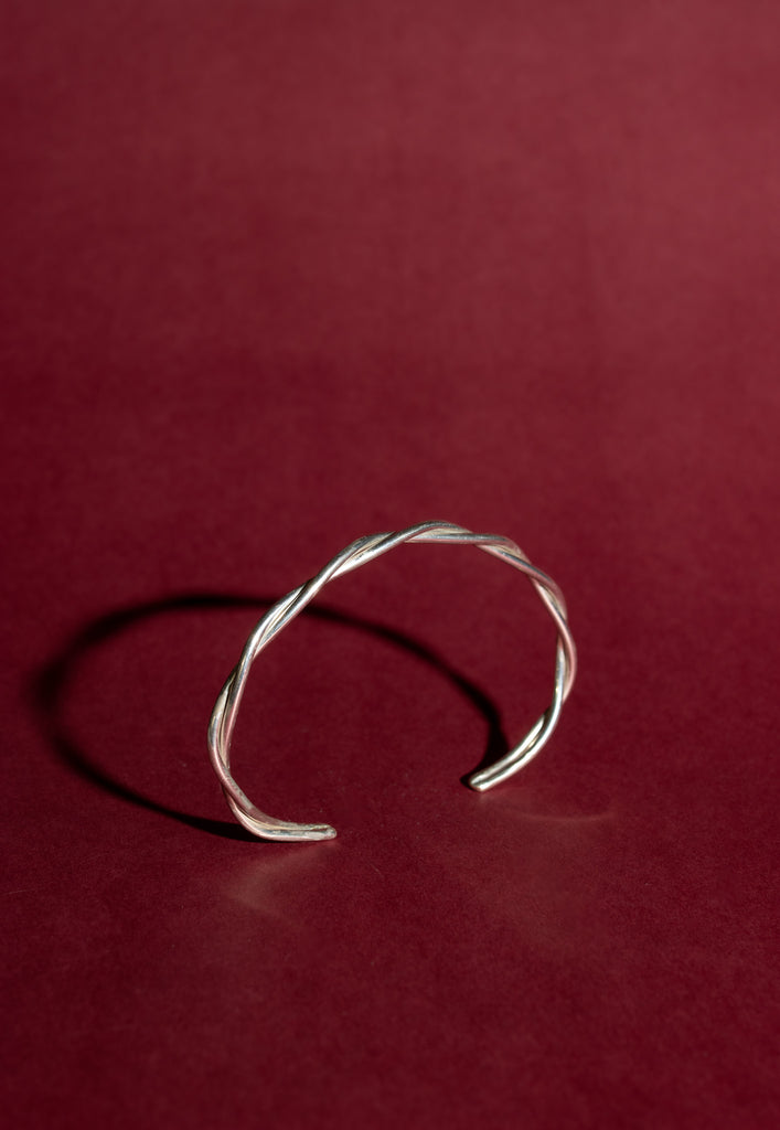 Twisted Sterling Silver Cuff