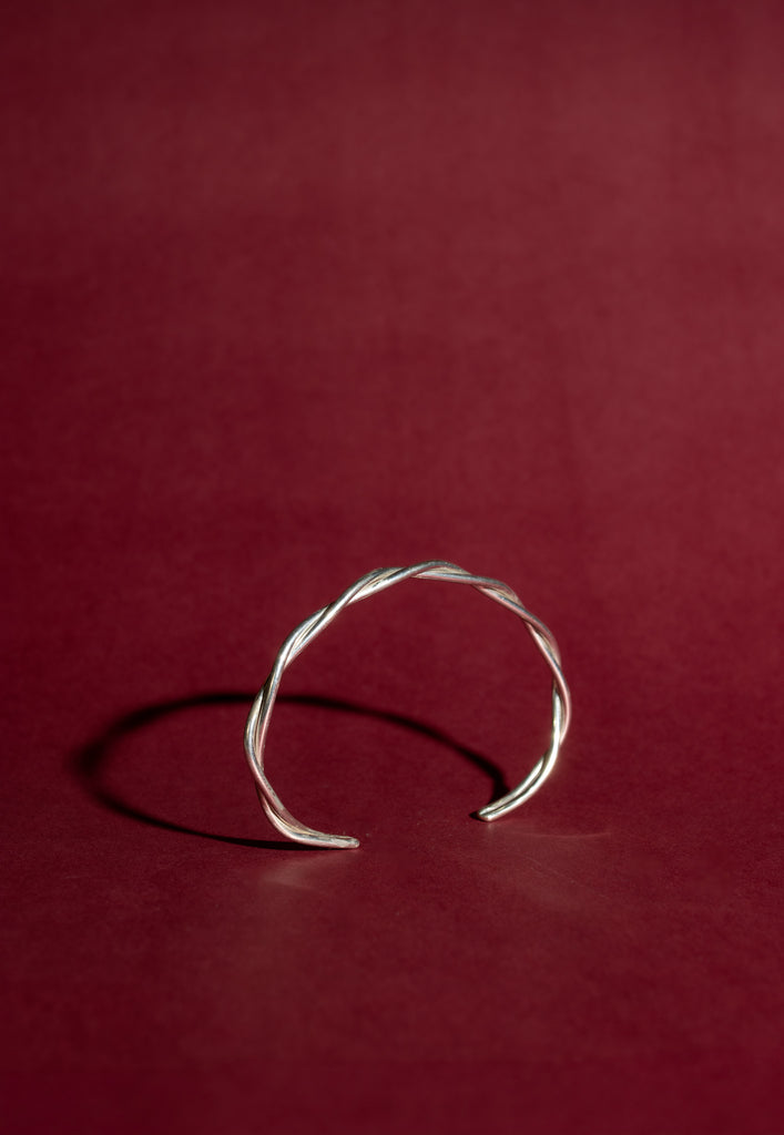 Twisted Sterling Silver Cuff