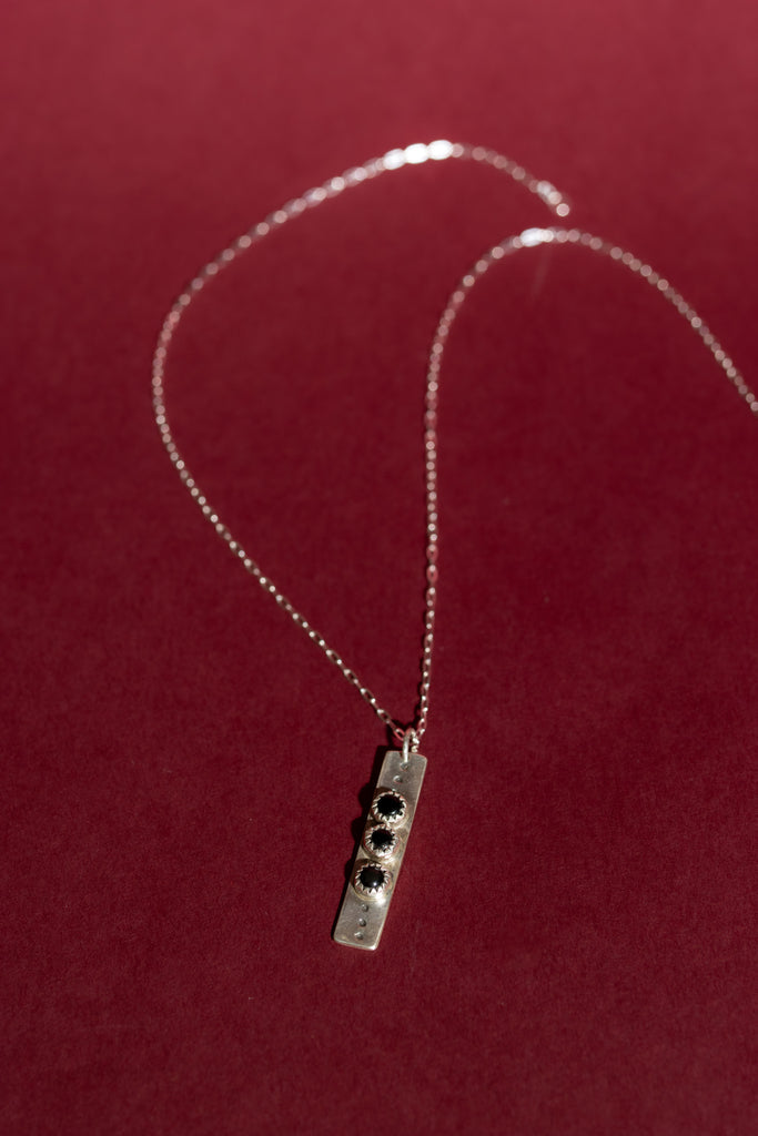 Triple Onyx Necklace