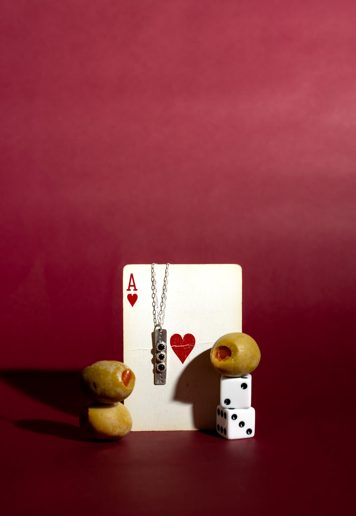 Triple Onyx Necklace